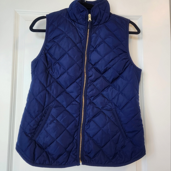 Old Navy quilted blue vest - Picture 1 of 9